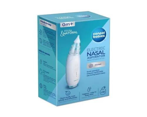 Носовий аспіратор Canpol babies електричний Easy Natural (9/319)