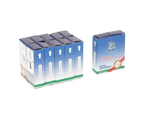 Стрічка до принтерів 6.35мм х 5.5м STD, ring, Refill Black *5пак WWM (R6.5.5S5)