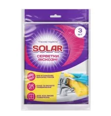 Серветки для прибирання Solar Household Віскозні 3 шт. (4820269930162)