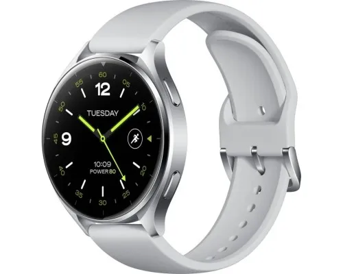 Смарт-годинник Xiaomi Watch 2 Sliver Case With Gray TPU Strap (BHR8034GL) (1025027)