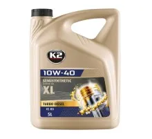 Моторна олива K2 Semisynthetic XL TD SL/CF B3 10W-40 5 л (O2055E)