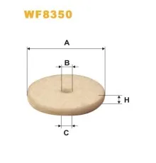 Фільтр паливний Wixfiltron WF8350