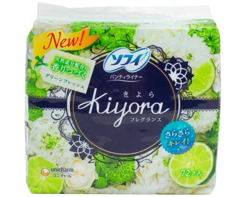 Щоденні прокладки Sofy Kiyora Fresh 72 шт. (4903111375103)