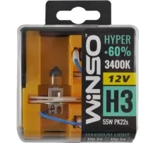 Автолампа WINSO H3 HYPER +60 55W (712330)