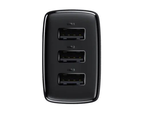 Зарядний пристрій Baseus Compact Charger 3U Black (CCXJ020101)