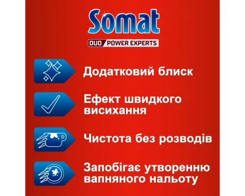 Ополіскувач для посудомийних машин Somat потрійної дії 500 мл (9000101369267)