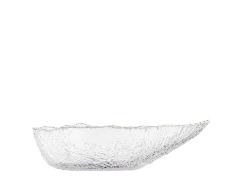 Салатник Ardesto Leaf 21.5см, скло, прозорий (AR5009)