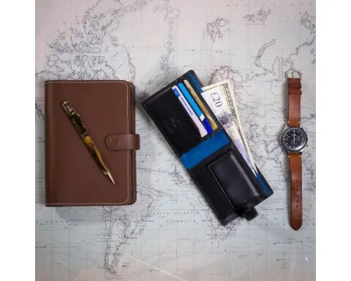 Гаманець Visconti PM100 Vincent з RFID Black Cobalt (PM100 BK/CB)