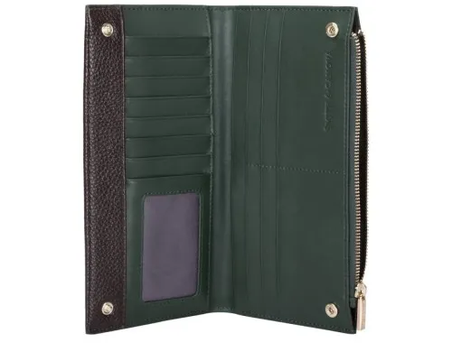 Гаманець Smith & Canova 26801 Althorp Green-Brown (26801 GREEN-BRN)