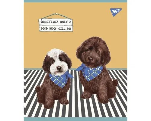 Зошит Yes А5 Dogs 24 аркушів клітинка (766834)