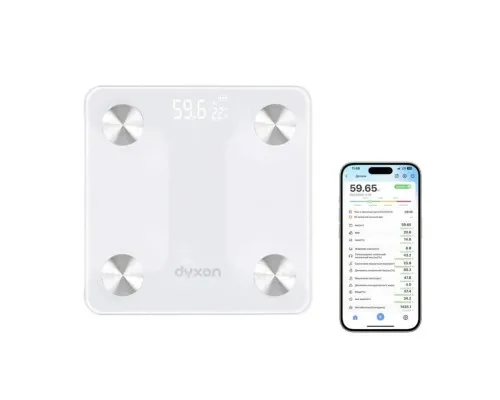 Ваги підлогові DYXON MEGASCALES 200 White (DXNVGMGSCLS200W)