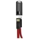 Дата кабель USB 2.0 AM to Micro 5P 0.22m red ColorWay (CW-CBUM022-RD)