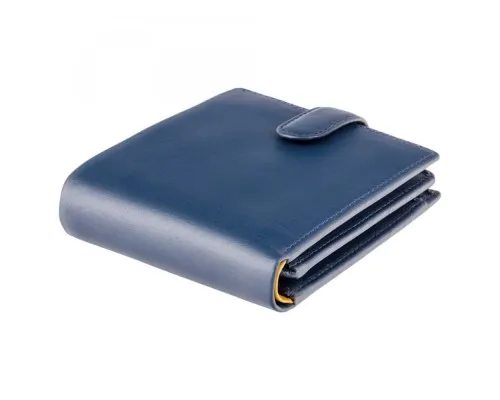 Гаманець Visconti PM102 Leonardo з RFID Blue Mustard (PM102 BLUE/MUST)