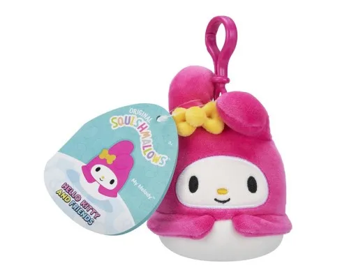 М'яка іграшка Squishmallows на кліпсі - Моя Мелоді 9 см (SQSN00271)