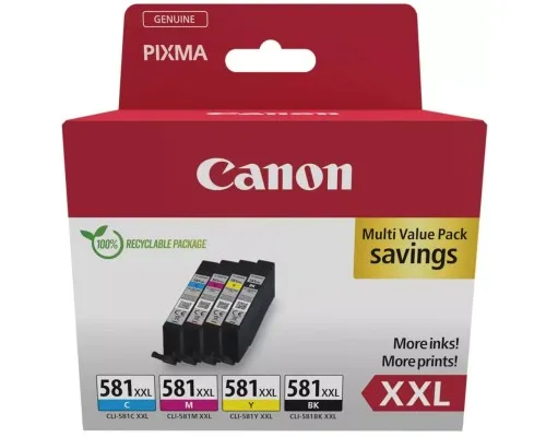 Картридж Canon CLI-581XXL BK,C,M,Y (1998C007)