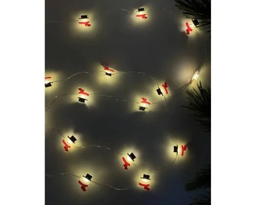 Гірлянда Chomik Струна Сніговик 2.2 м 20 LED Теплий білий (5900779880207)