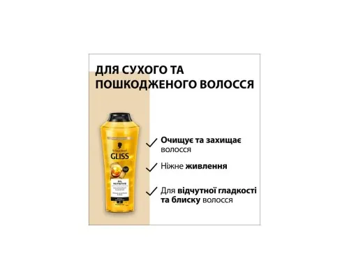 Шампунь Gliss Oil Nutritive для сухого та пошкодженого волосся 250 мл (9000100398381/9000100398435)