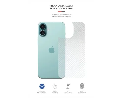 Плівка захисна Armorstandart for Back Panel Apple iPhone 16 Plus Carbone Transparent (ARM79607)