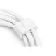 Дата кабель USB-C to Lightning 2.0m USB 2.0 60W silicone white Digitus (AK-600110-020-W)