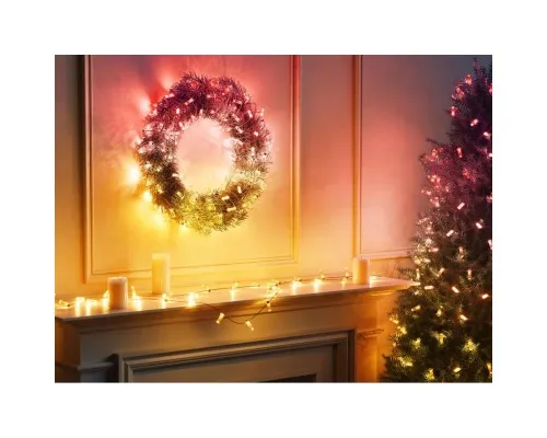 Гірлянда Twinkly Smart LED Strings USB 200 Candle-shaped RGB LEDs, Green Wire, USB-C 12м (TWKC200RGB-G)