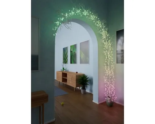 Гірлянда Twinkly Smart LED Strings USB 200 Candle-shaped RGB LEDs, Green Wire, USB-C 12м (TWKC200RGB-G)