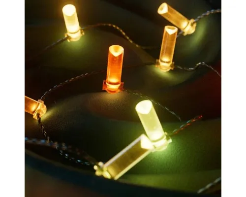 Гірлянда Twinkly Smart LED Strings USB 200 Candle-shaped RGB LEDs, Green Wire, USB-C 12м (TWKC200RGB-G)