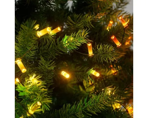 Гірлянда Twinkly Smart LED Strings USB 200 Candle-shaped RGB LEDs, Green Wire, USB-C 12м (TWKC200RGB-G)