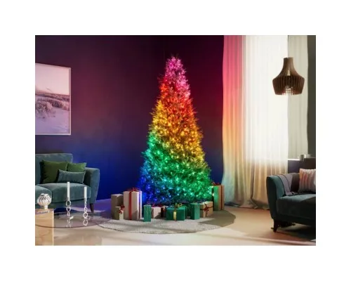 Гірлянда Twinkly Smart LED Strings USB 200 Candle-shaped RGB LEDs, Green Wire, USB-C 12м (TWKC200RGB-G)