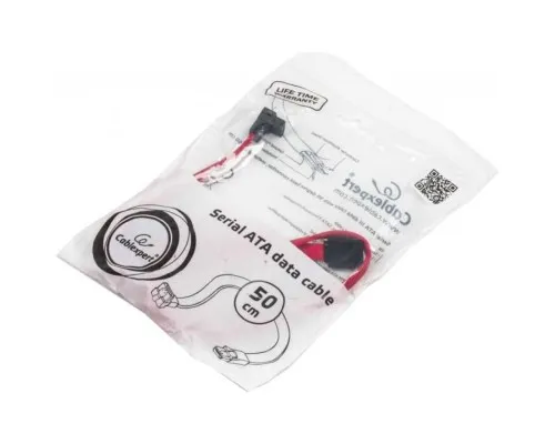 Кабель для передачі даних SATA III 0.5m Cablexpert (CC-SATAM-DATA90)