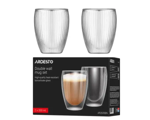 Набір склянок Ardesto 350 мл 2 шт (AR2635BN)