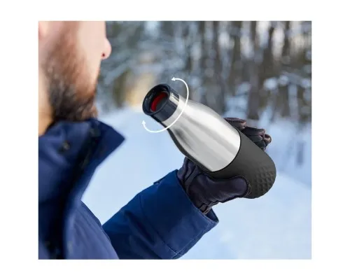 Термос Tefal Bludrop soft touch, 500мл, нержавіюча сталь, графітовий (N3110510)