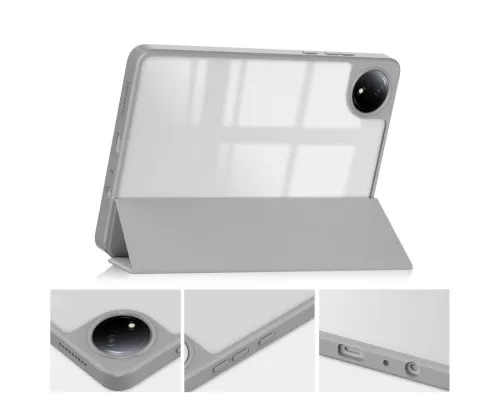 Чохол до планшета BeCover Soft Edge TPU Xiaomi Redmi Pad SE 8.7" Gray (712568)