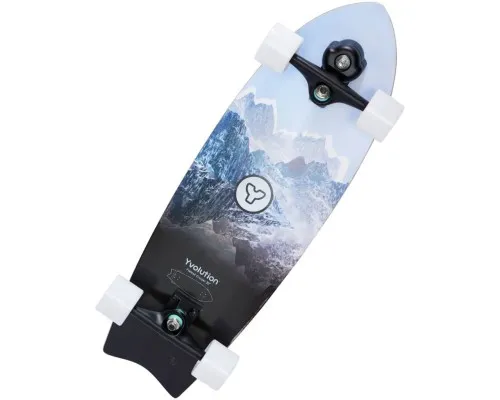 Скейтборд дитячий Yvolution Fishtail Cruiser 76 см, синій (YS48B2)