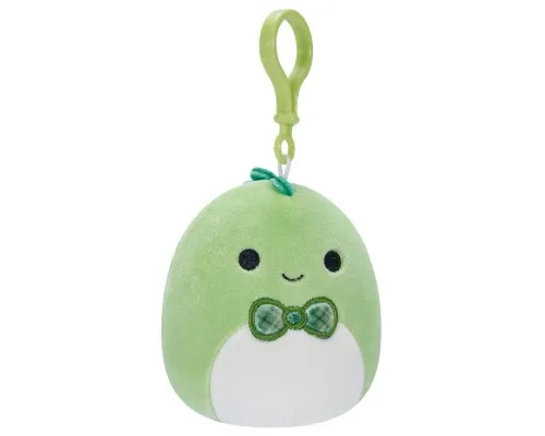 М'яка іграшка Squishmallows на кліпсі – Діно Денні 9 см (SQCP00151)