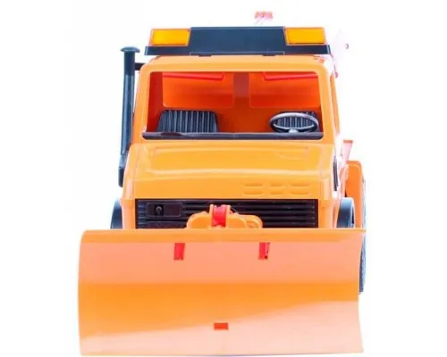 Масштабна модель автомобіля Bruder вантажівка MB Unimog 1:16 Жовтогарячий (02572)