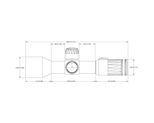 Оптичний приціл EOTech Vudu 5-25x50 FFP TR3 Horus (VDU5-25FFTR3)