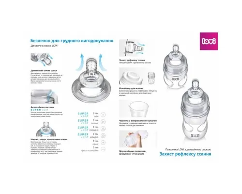 Пляшечка для годування Lovi PP (super vent) 330 мл (21/560)