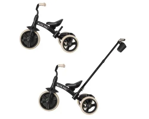 Дитячий велосипед QPlay Elite Pro триколісний Black (T10-BEliteProBlack)