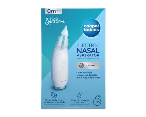 Носовий аспіратор Canpol babies електричний Easy Natural (9/319)