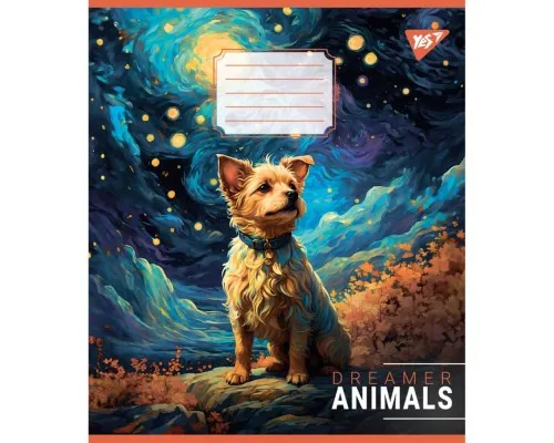 Зошит Yes Dreamer animals 48 аркушів лінія (767124)