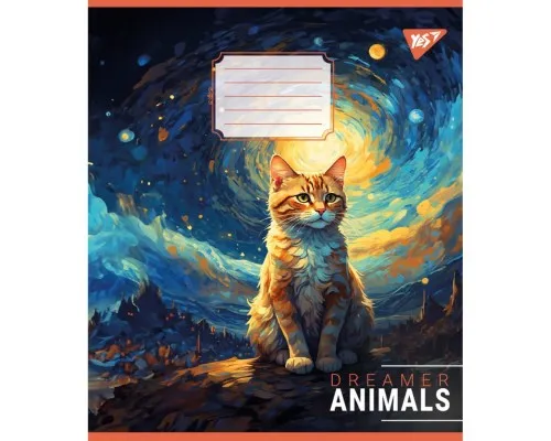 Зошит Yes Dreamer animals 48 аркушів лінія (767124)