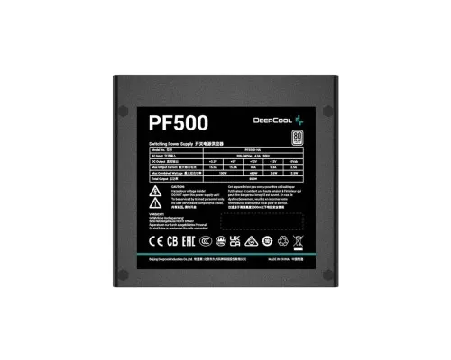 Блок живлення Deepcool 500W PF500 (R-PF500D-HA0B-EU)