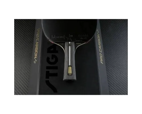 Ракетка для настільного тенісу Stiga Pro Carbon Plus 5 Star FL (1215-2820-01) (931105)