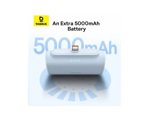 Батарея універсальна Baseus Compact 4900mAh 20W Lightning, White (PPWC05I) (P10068304212-00)