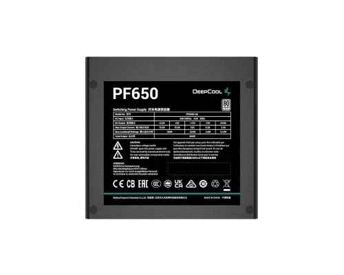 Блок живлення Deepcool 650W PF650 (R-PF650D-HA0B-EU)