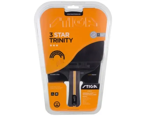 Ракетка для настільного тенісу Stiga Trinity 3 Star FL (1213-3616-01) (931154)