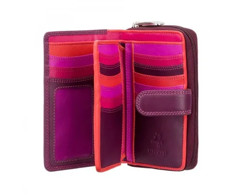 Гаманець Visconti R13 Carmelo з RFID Plum Multi (R13 PLUM M)