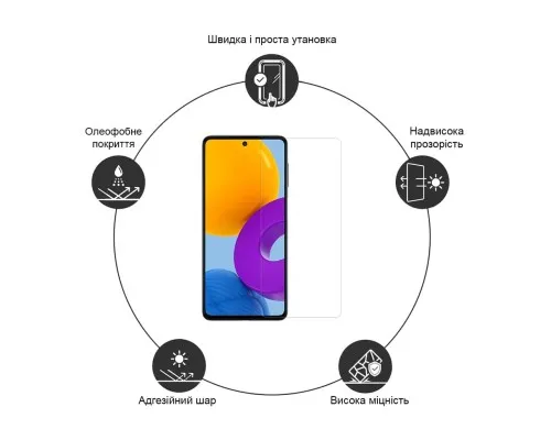 Скло захисне Drobak OPPO A40 (383808)
