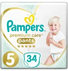 Підгузки Pampers Premium Care Pants Junior Розмір 5 (12-17 кг) 34 шт (8001090759870)