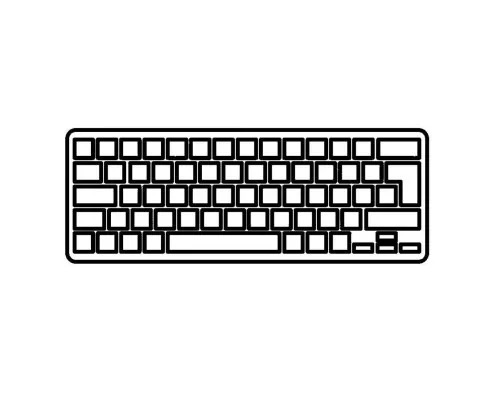 Клавіатура ноутбука Dell Latitude E7370 Series black,wo/frame,backlight RU/US (A46005)